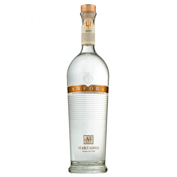 Marzadro Anfora Grappa Affinata in Terracotta 43% Vol. 70cl