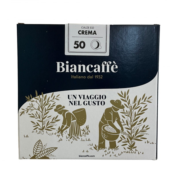 Biancaffe’ Miscela Crema 50 Cialde In Carta Filtro ESE 44 MM