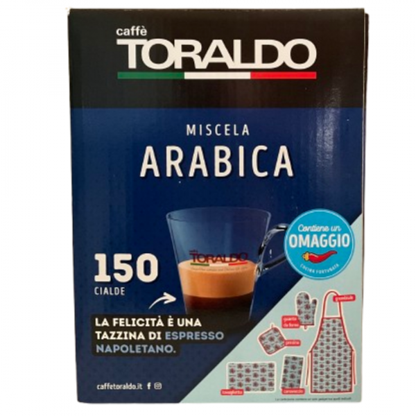 Toraldo Caffe’ Miscela Arabica Espresso Napolitano 150 Cialde ESE 44mm 7,20g