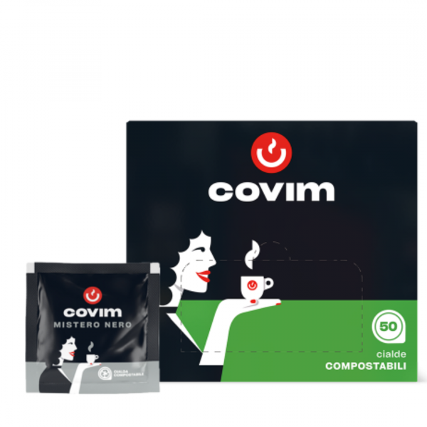 Covim Mistero Nero 150 Cialde Carta Filtro Ese 44mm