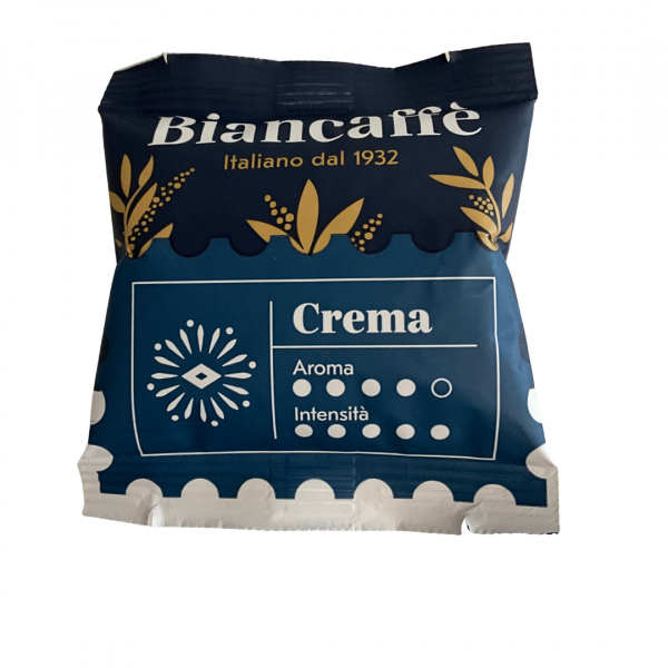 Biancaffe’ Miscela Crema 100 Cialde In Carta Filtro ESE 44 MM